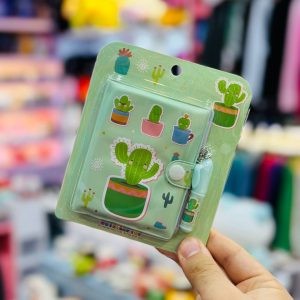 دفترچه و خودکار جیبی کاکتوس
