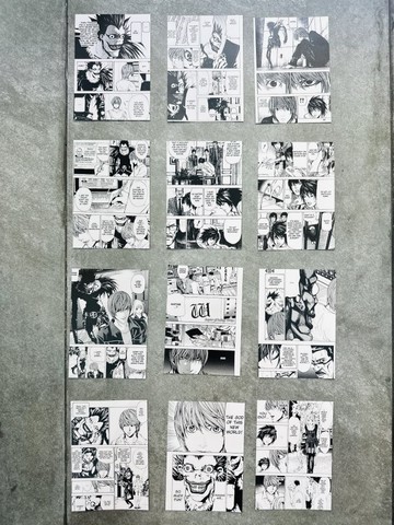 پک پوستر رنگی انیمه death note