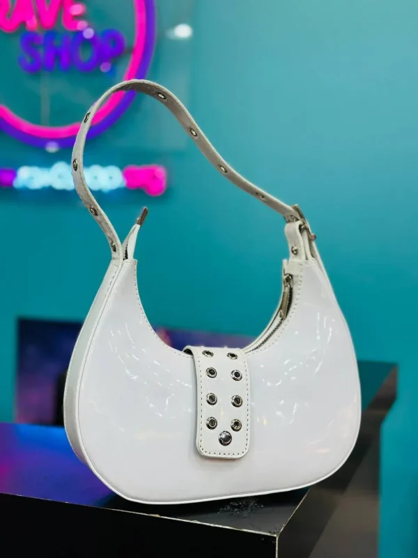 کیف دوشی پانچ لاین سفید