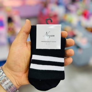 جوراب ساق بلند خط دار